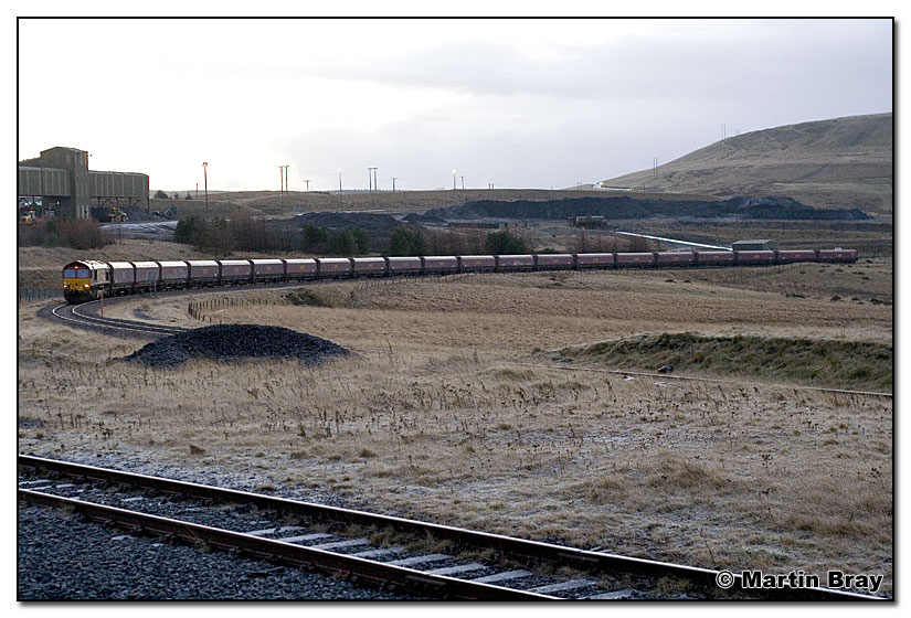 66078 + 21 HTA's Arriving At Cwmbagoed